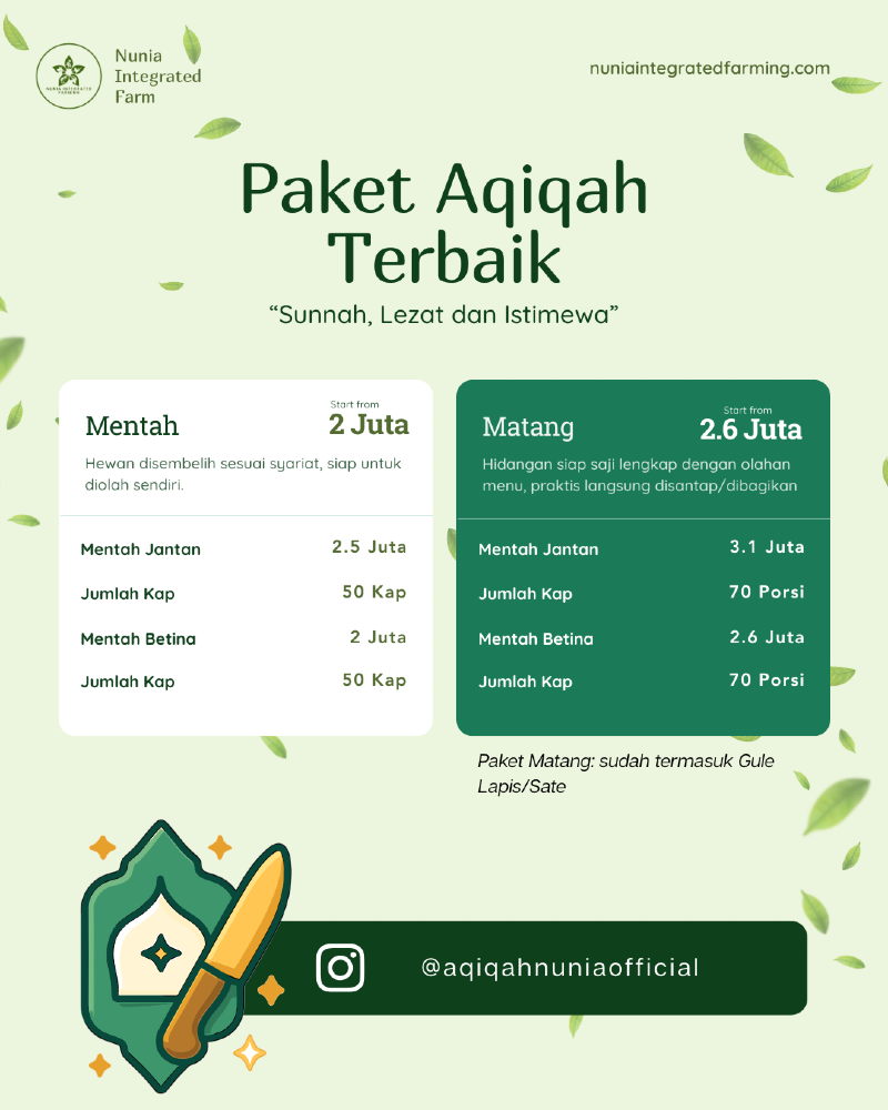 Paket Aqiqah Terbaik